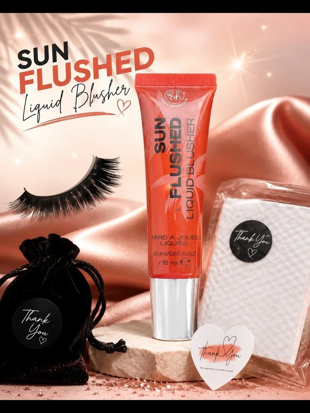 Sun Flushed Liquid Blusher Coral Pink